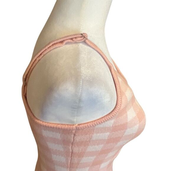 NWT L*Space women's Francie sweater dress size large‎ pink gingham - Picture 8 of 15